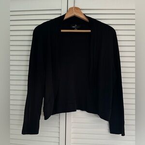 Ronni Nicole Black 3/4 Sleeve Cropped Shrug Sweater